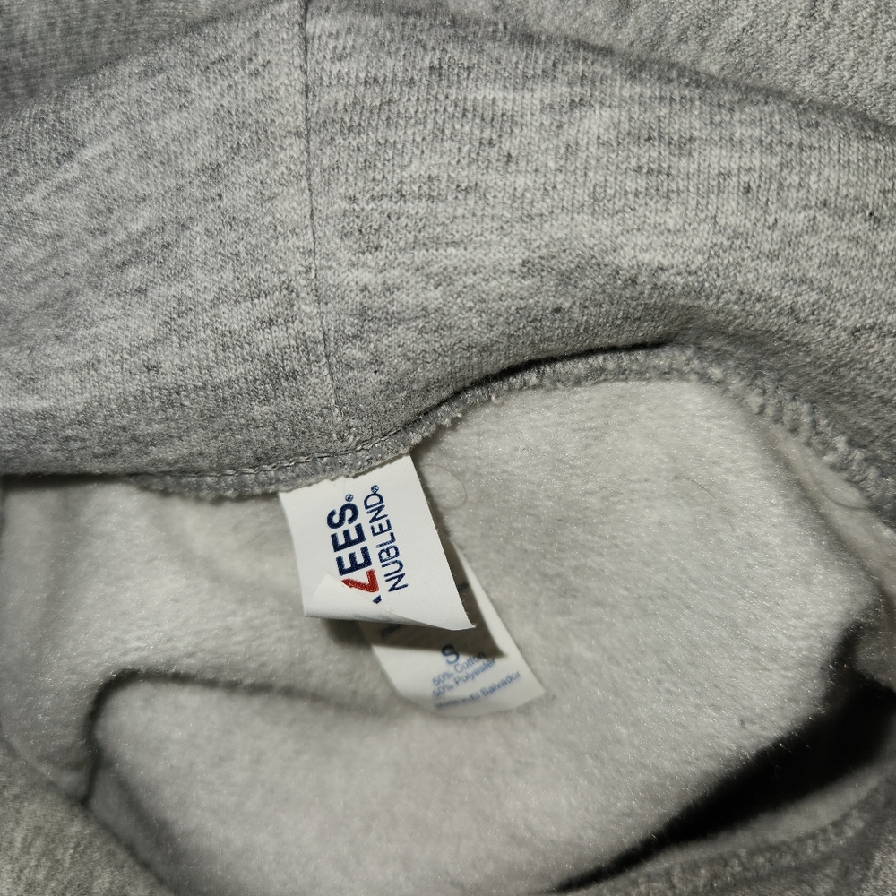 Jerzees Gray Hoodie with Beer Logo - Picture 2 of 3